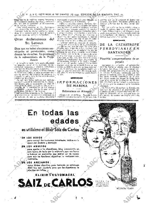 ABC MADRID 28-01-1934 página 18