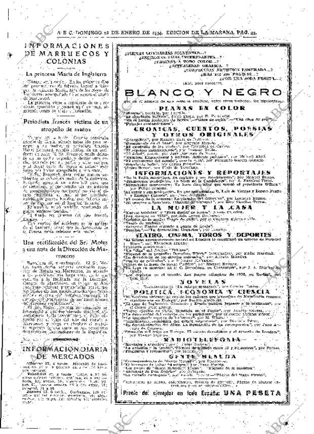 ABC MADRID 28-01-1934 página 25
