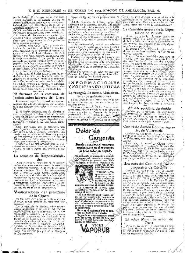 ABC SEVILLA 31-01-1934 página 16