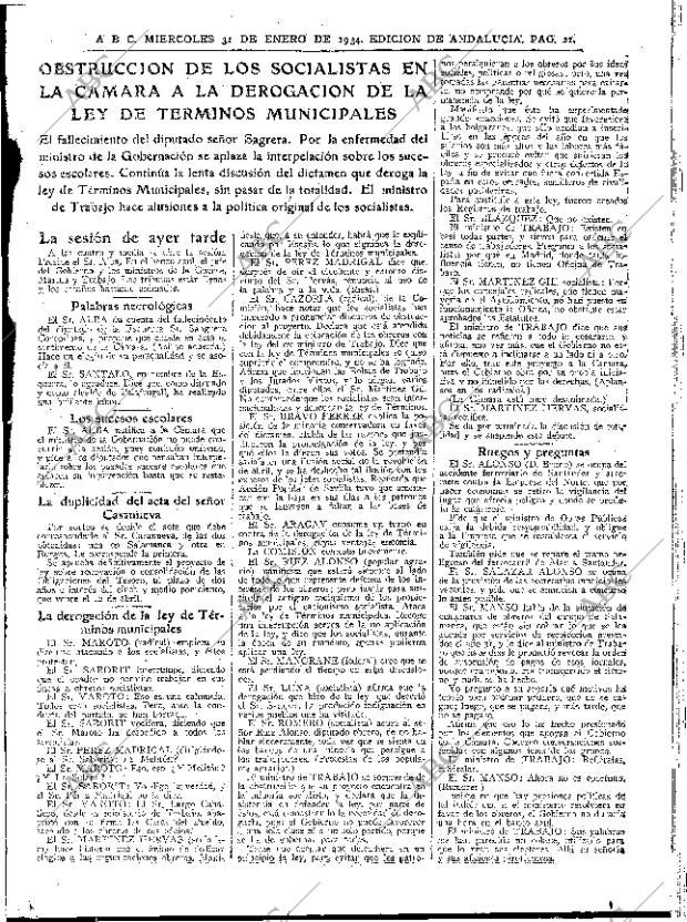 ABC SEVILLA 31-01-1934 página 21