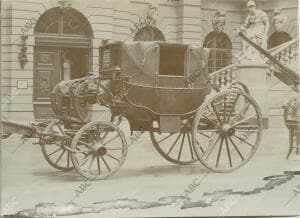 El coche de Napoleón en Waterloo, expuesto en el Museo del Ejército de Berlín