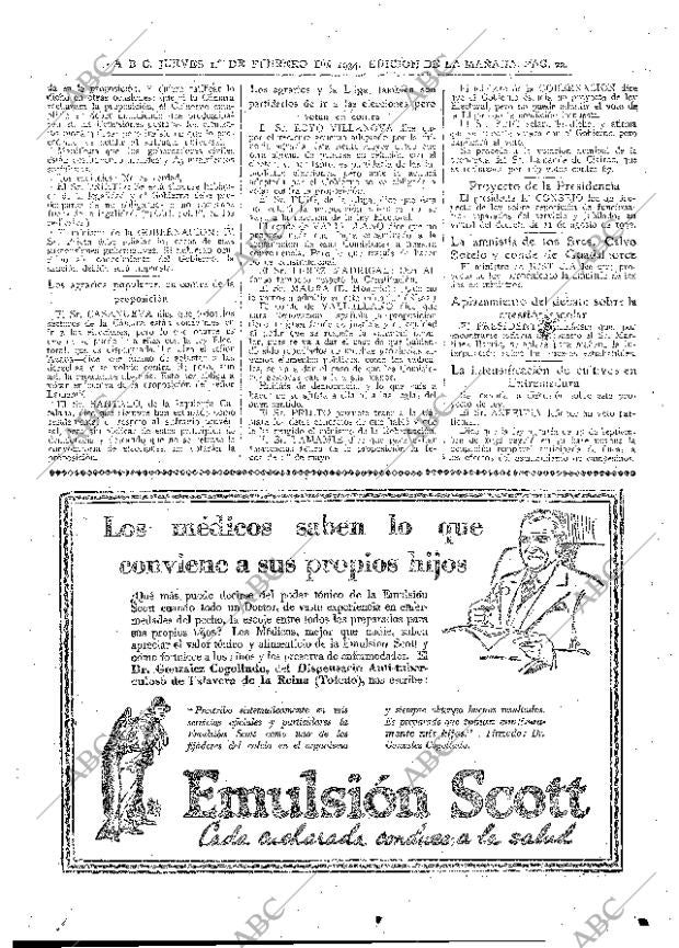 ABC MADRID 01-02-1934 página 22