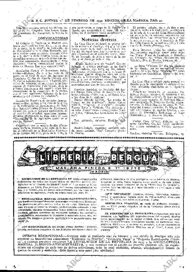 ABC MADRID 01-02-1934 página 42