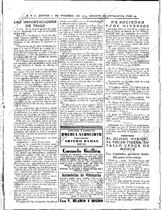 ABC SEVILLA 01-02-1934 página 24