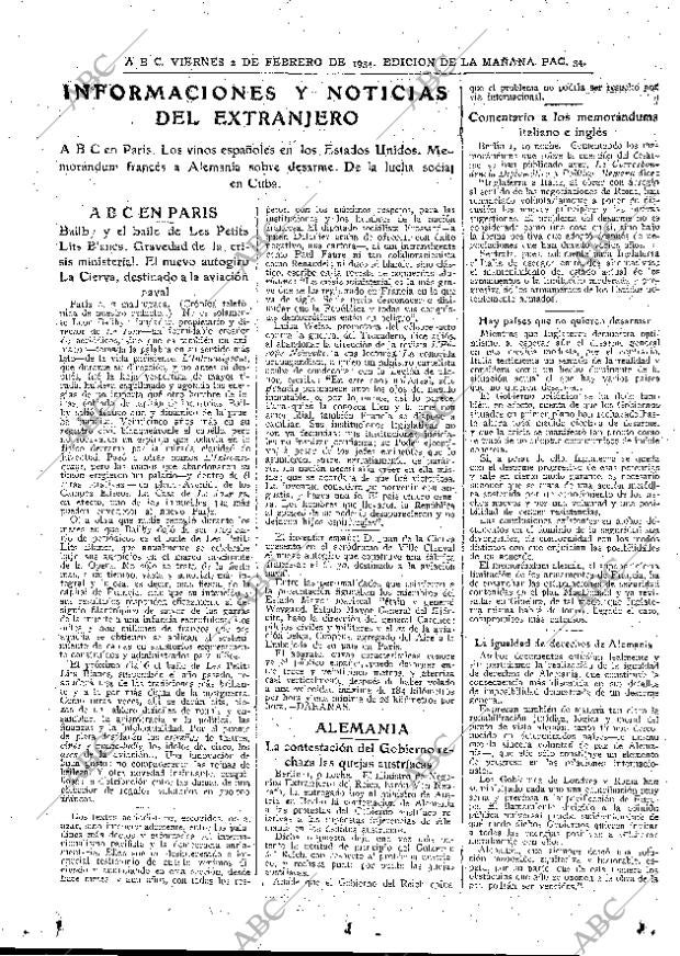 ABC MADRID 02-02-1934 página 34