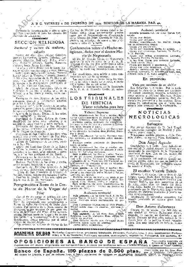 ABC MADRID 02-02-1934 página 42