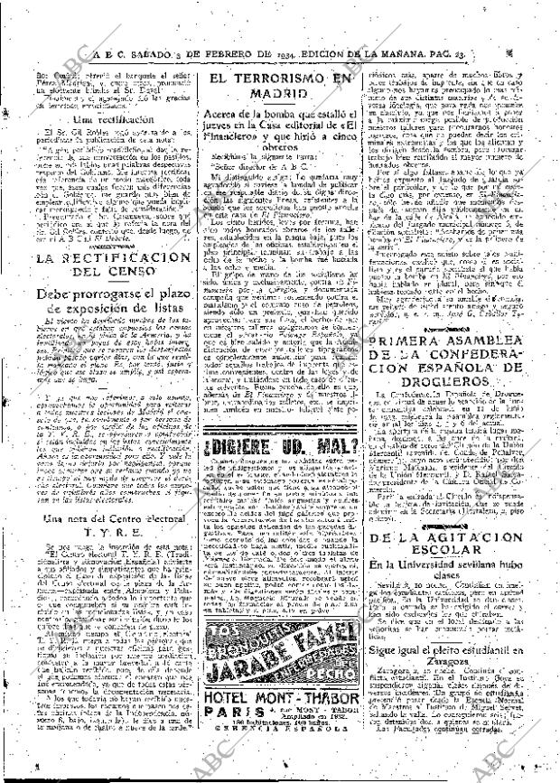 ABC MADRID 03-02-1934 página 23