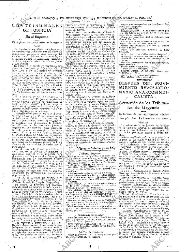 ABC MADRID 03-02-1934 página 28