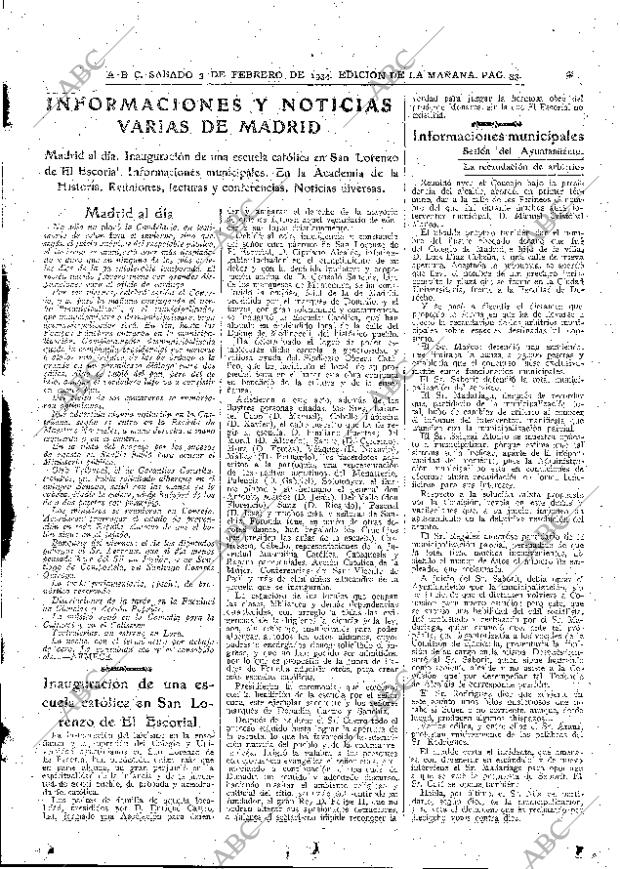ABC MADRID 03-02-1934 página 33