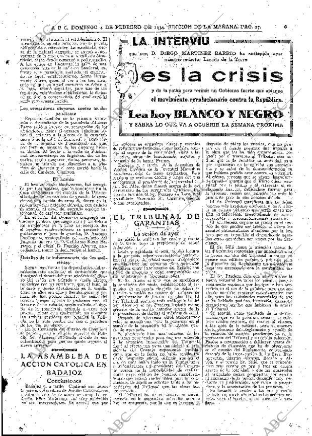 ABC MADRID 04-02-1934 página 27