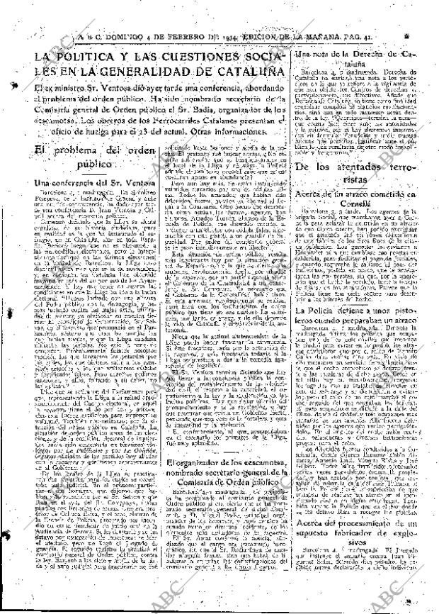 ABC MADRID 04-02-1934 página 41