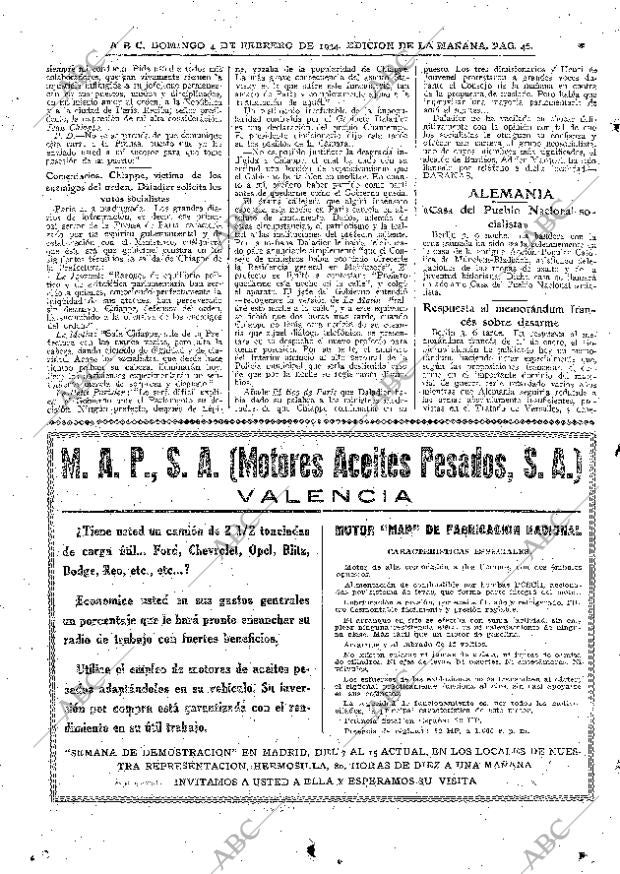 ABC MADRID 04-02-1934 página 46