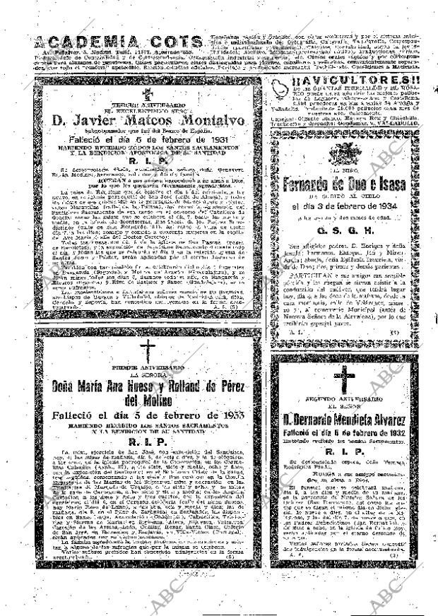 ABC MADRID 04-02-1934 página 64