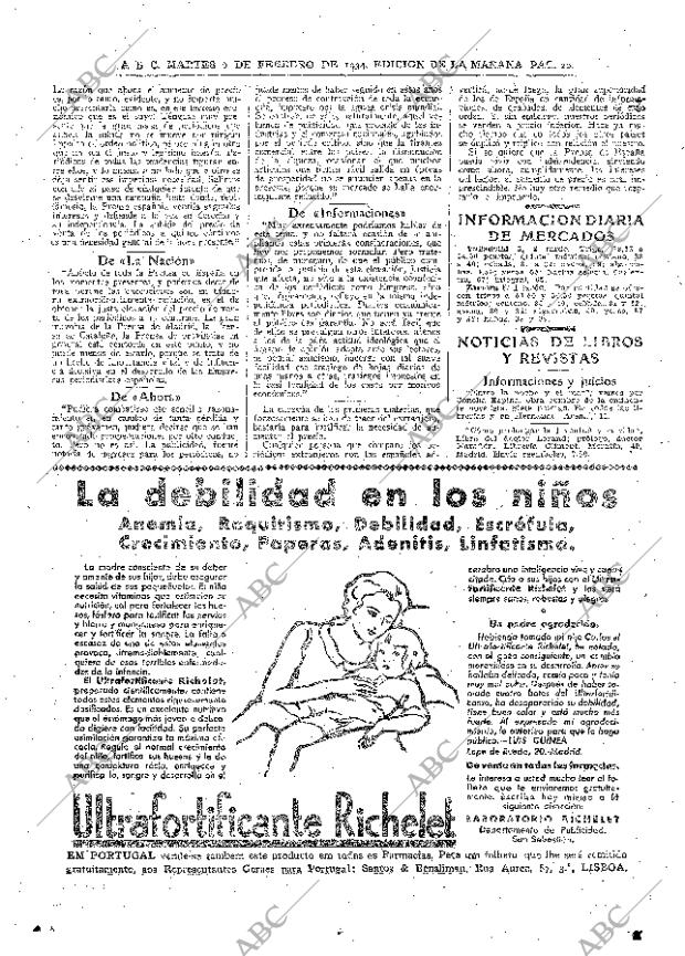 ABC MADRID 06-02-1934 página 20