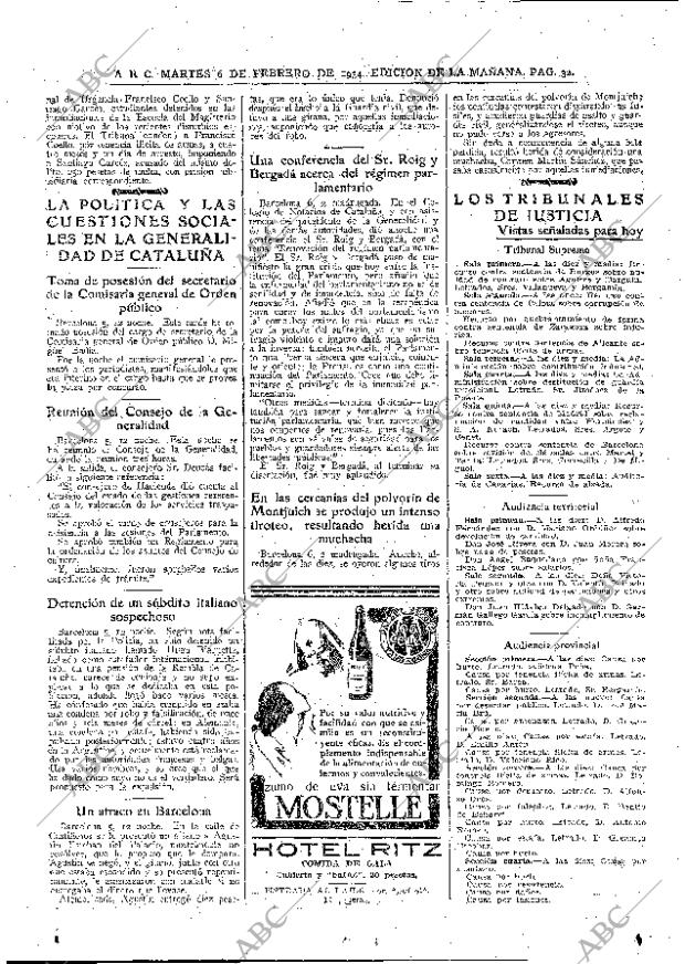 ABC MADRID 06-02-1934 página 32