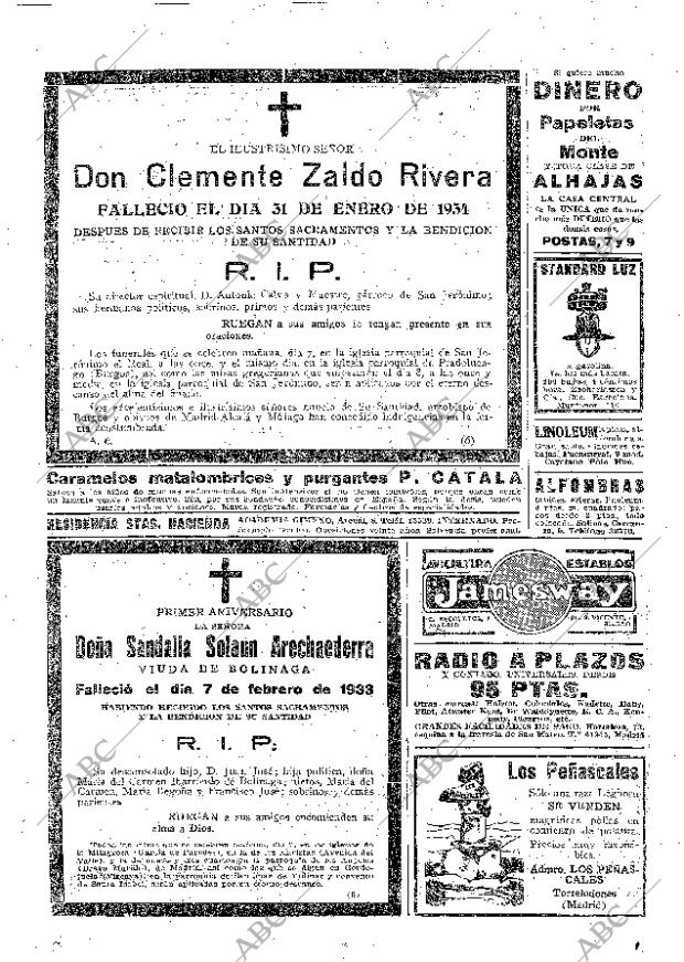 ABC MADRID 06-02-1934 página 56