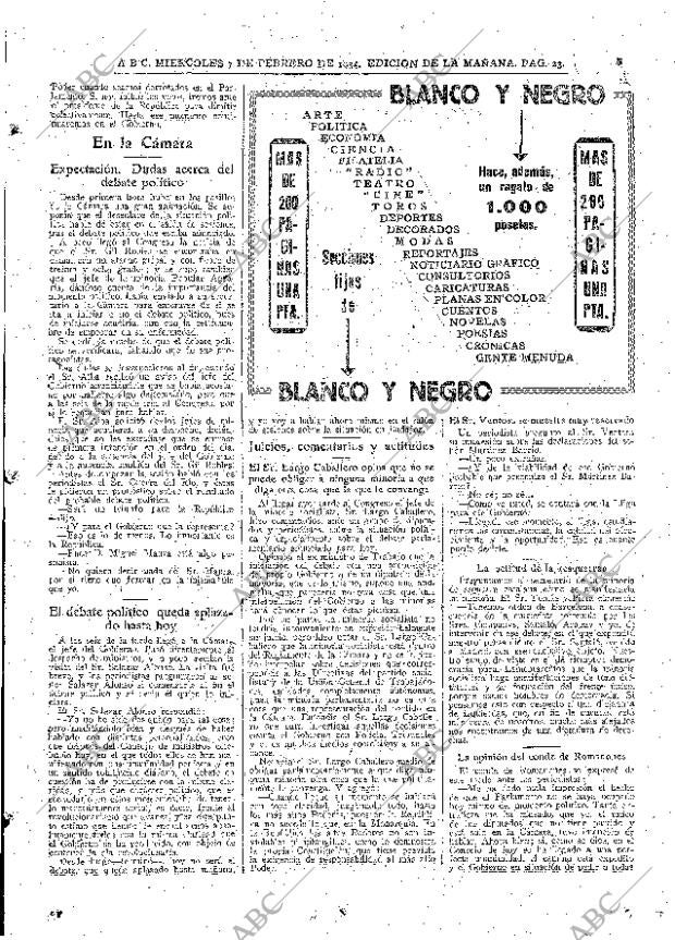 ABC MADRID 07-02-1934 página 23