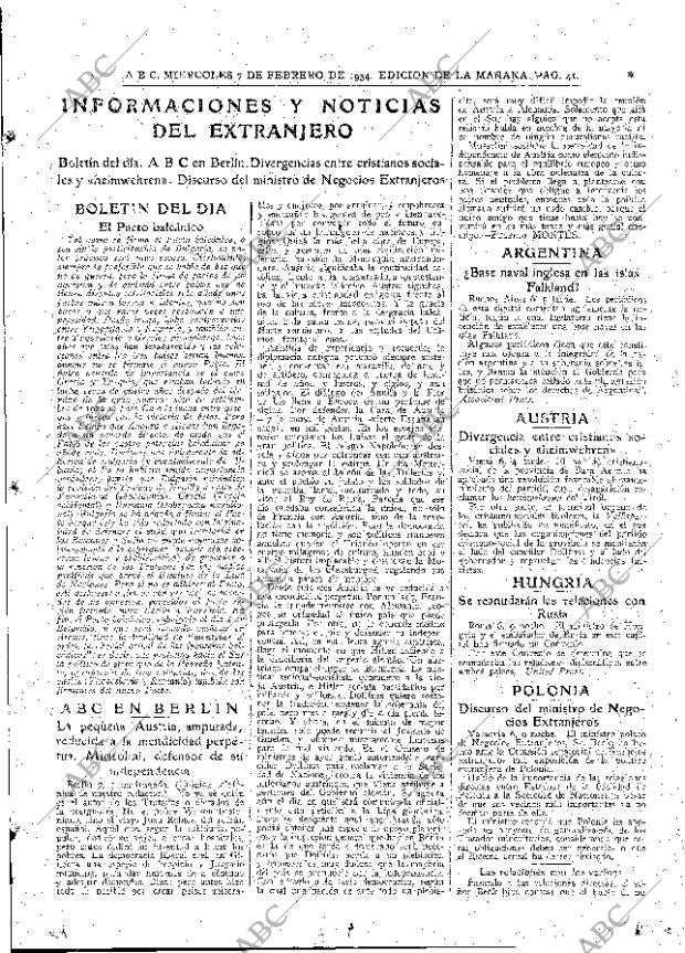 ABC MADRID 07-02-1934 página 41