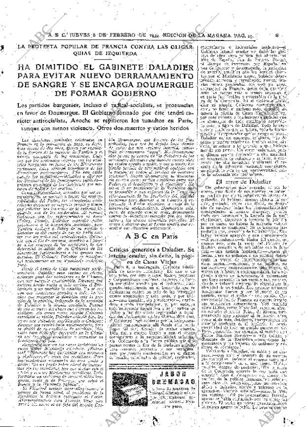 ABC MADRID 08-02-1934 página 19