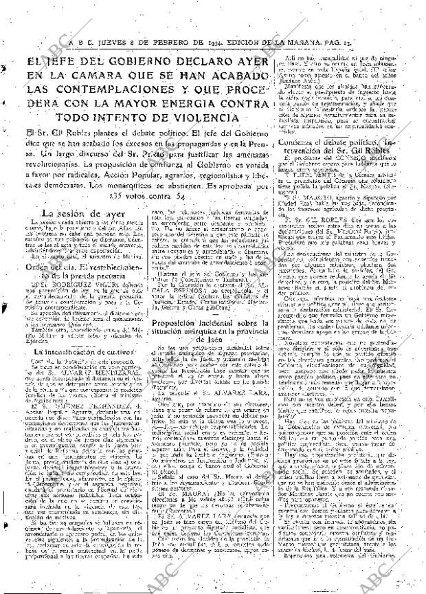ABC MADRID 08-02-1934 página 23