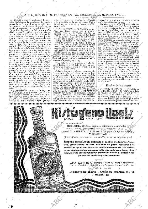 ABC MADRID 08-02-1934 página 30