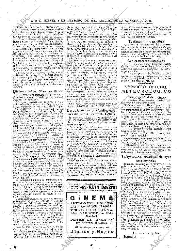 ABC MADRID 08-02-1934 página 32