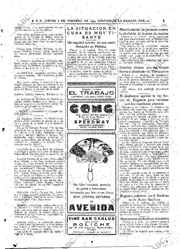 ABC MADRID 08-02-1934 página 41