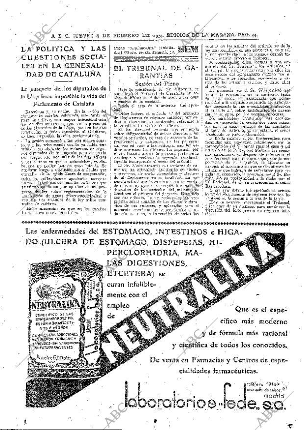 ABC MADRID 08-02-1934 página 44