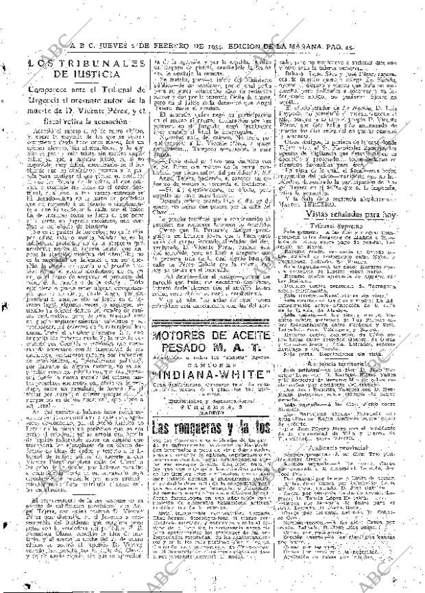 ABC MADRID 08-02-1934 página 45