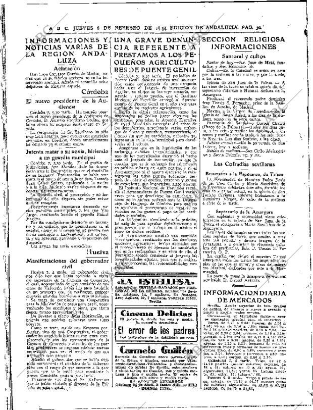 ABC SEVILLA 08-02-1934 página 30