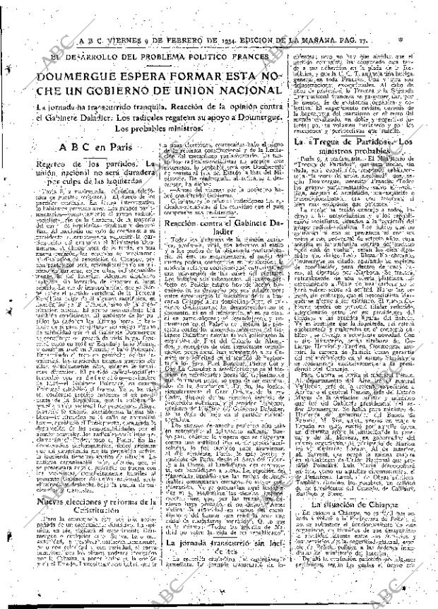 ABC MADRID 09-02-1934 página 17