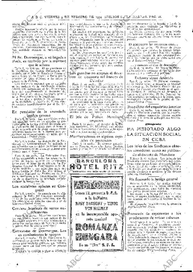 ABC MADRID 09-02-1934 página 18