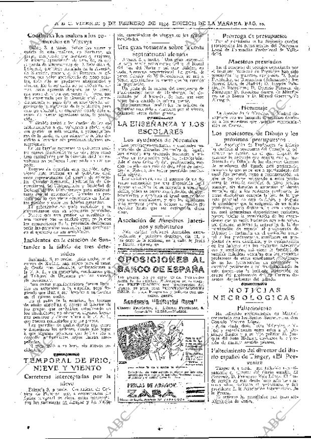 ABC MADRID 09-02-1934 página 20