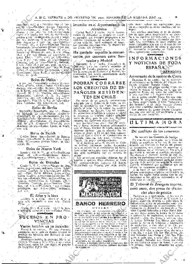 ABC MADRID 09-02-1934 página 43
