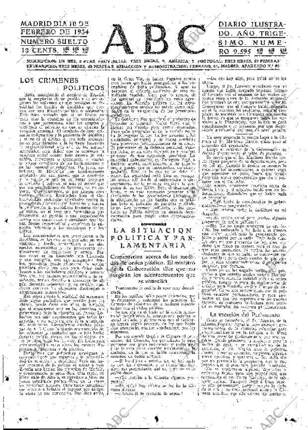 ABC MADRID 10-02-1934 página 15