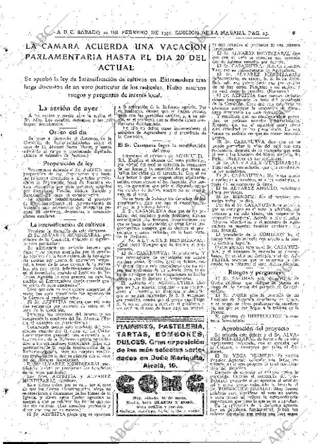 ABC MADRID 10-02-1934 página 25