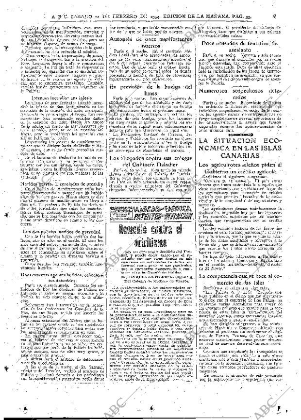 ABC MADRID 10-02-1934 página 33
