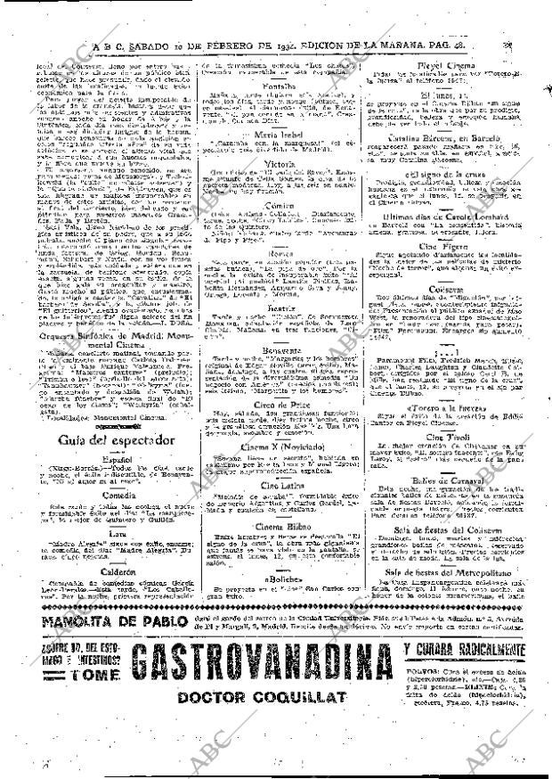 ABC MADRID 10-02-1934 página 48