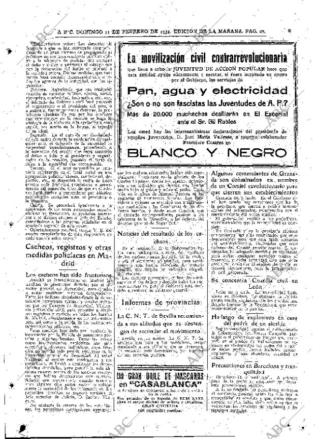 ABC MADRID 11-02-1934 página 19