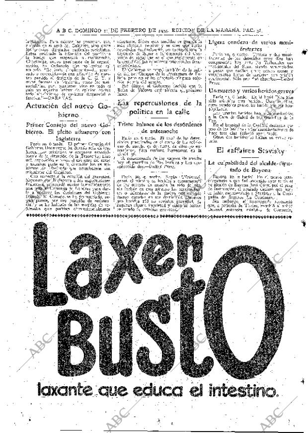 ABC MADRID 11-02-1934 página 28