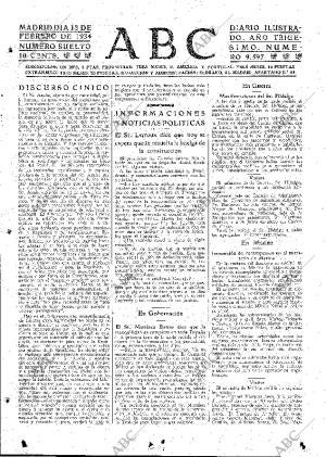 ABC MADRID 13-02-1934 página 15