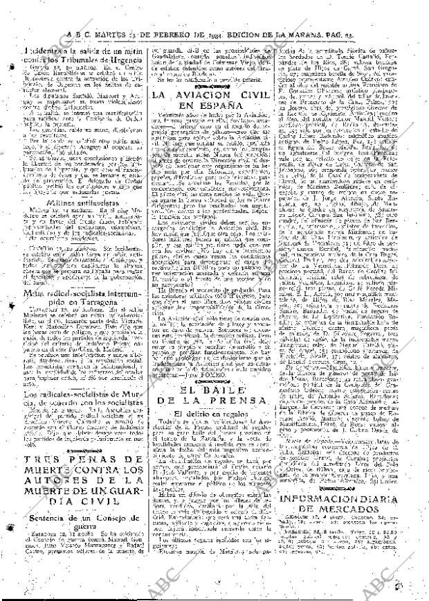 ABC MADRID 13-02-1934 página 23