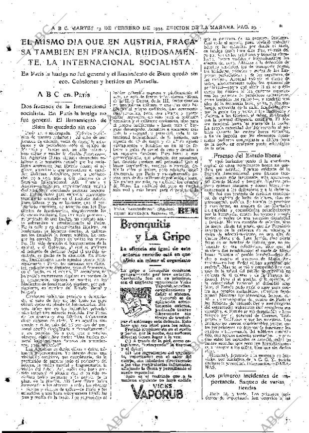 ABC MADRID 13-02-1934 página 29