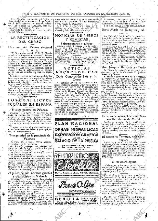 ABC MADRID 13-02-1934 página 37