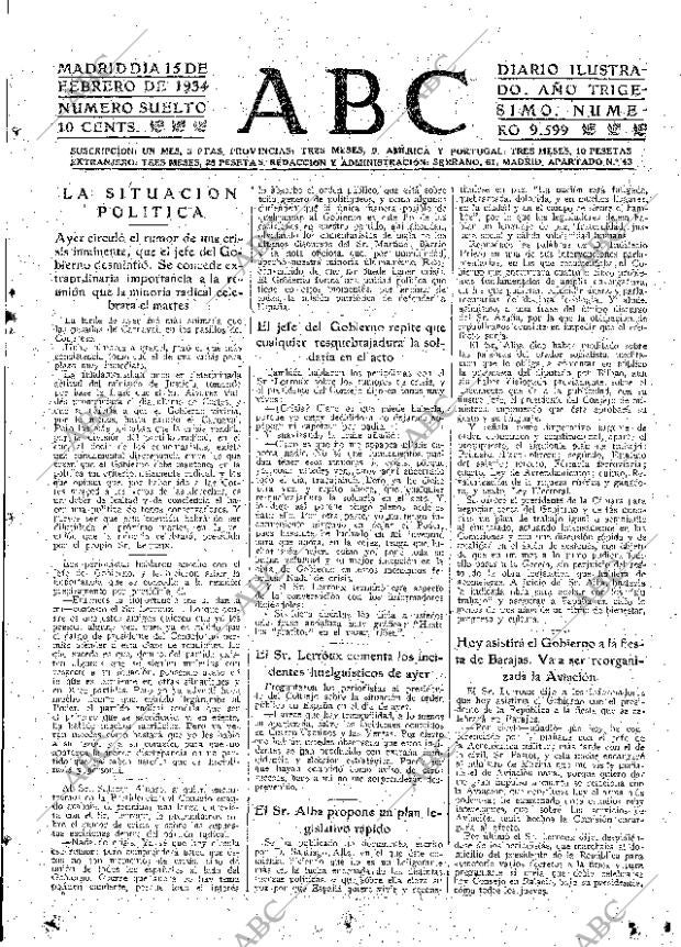 ABC MADRID 15-02-1934 página 15