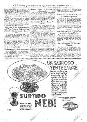 ABC MADRID 15-02-1934 página 22
