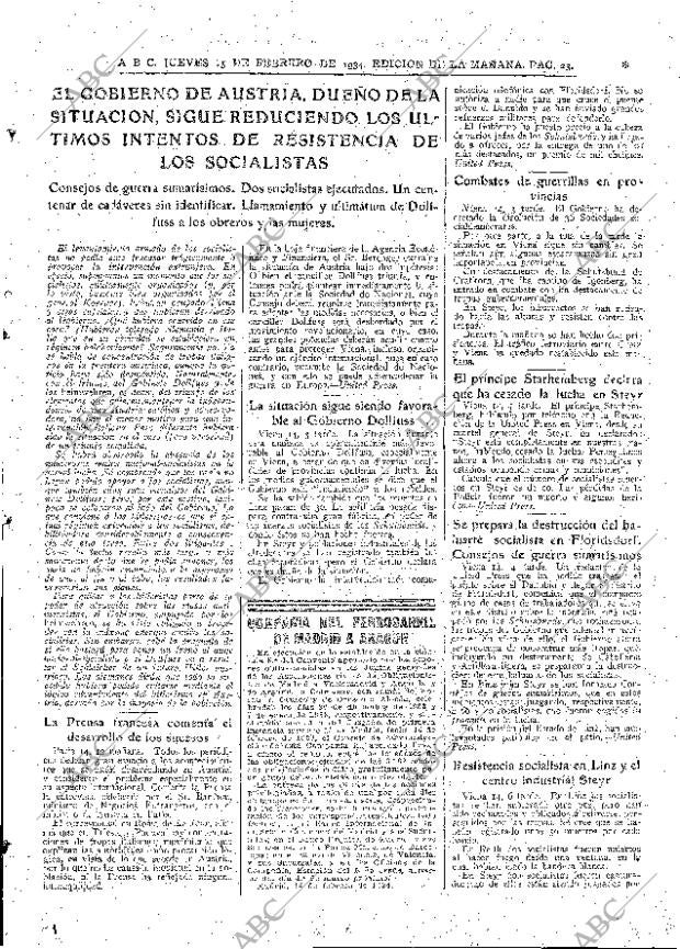 ABC MADRID 15-02-1934 página 23