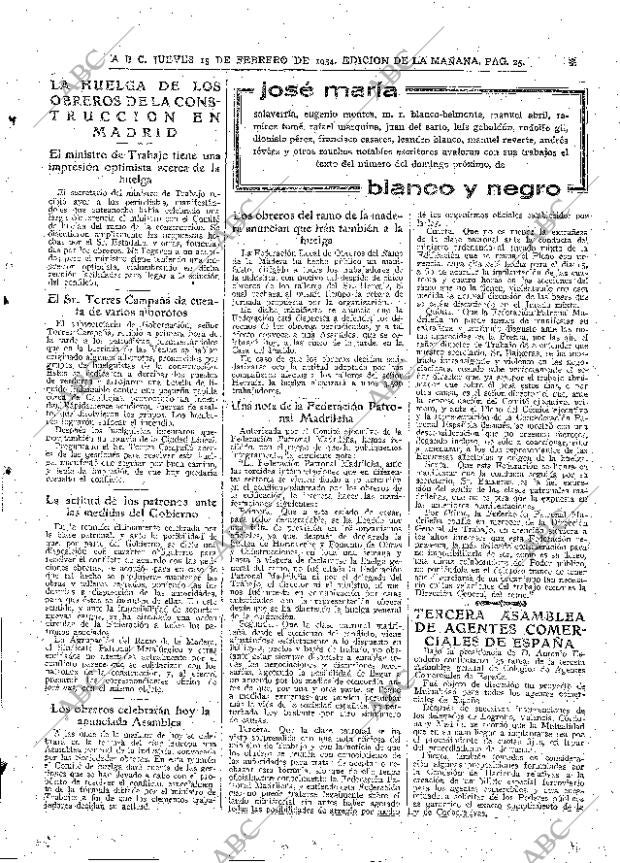 ABC MADRID 15-02-1934 página 25