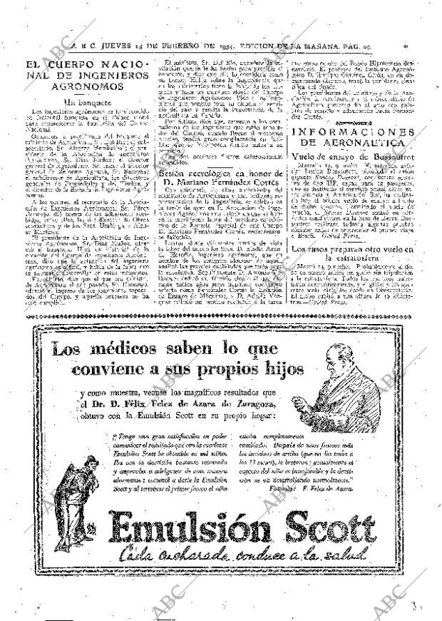 ABC MADRID 15-02-1934 página 26