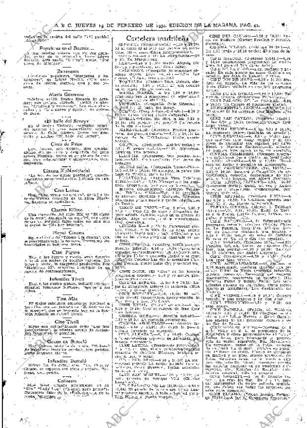 ABC MADRID 15-02-1934 página 41